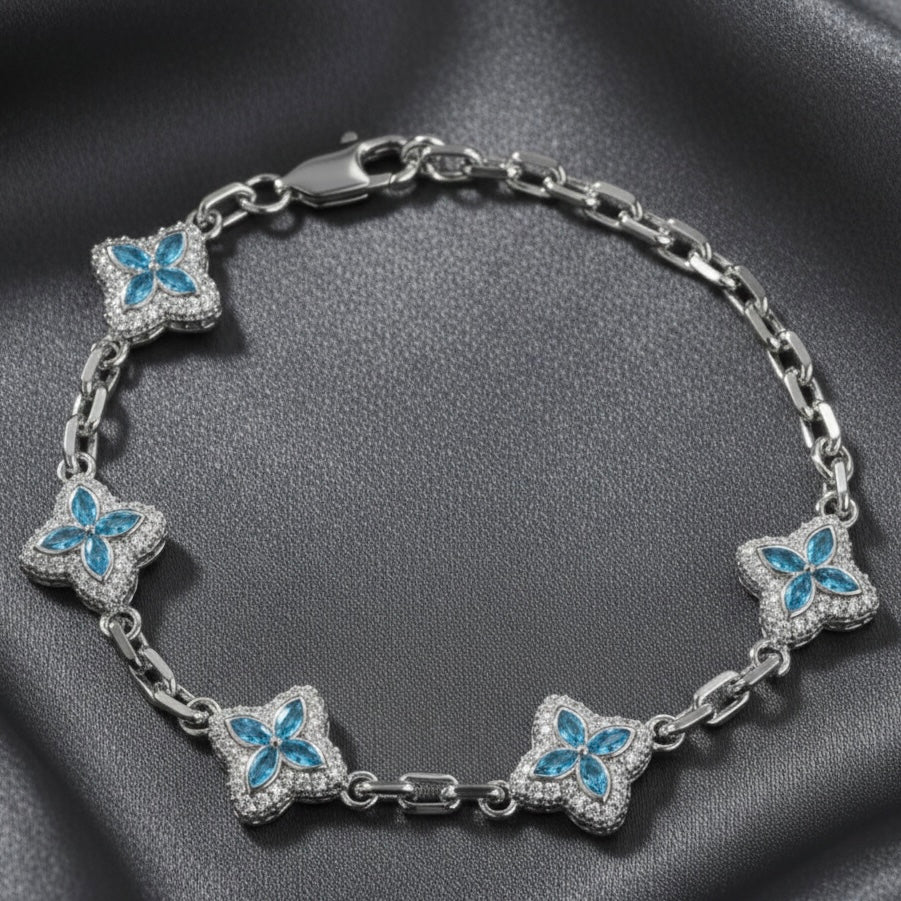 Icy Clover Bracelet