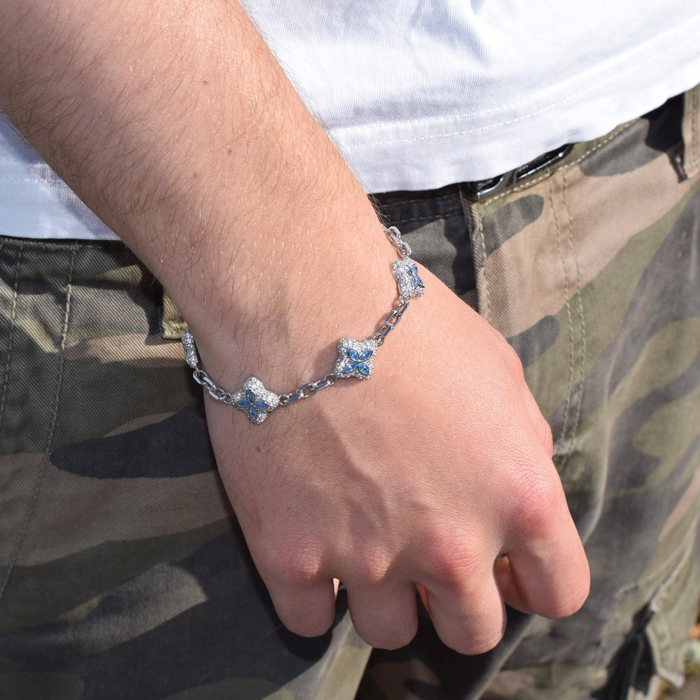Icy Clover Bracelet