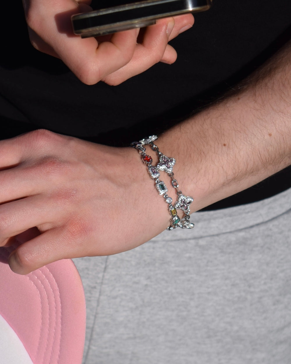 Icy Clover Bracelet - magnolia