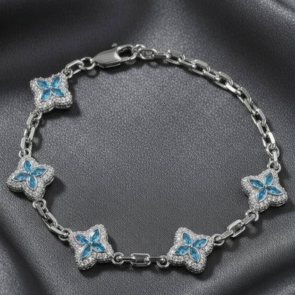 Icy Clover Bracelet
