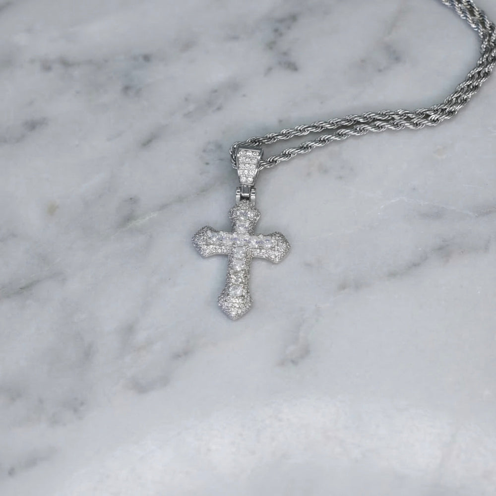 Icy Cross Chain - clear