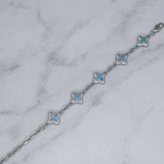 Icy Clover Bracelet
