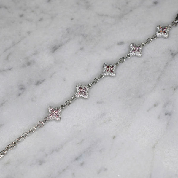 Icy Clover Bracelet