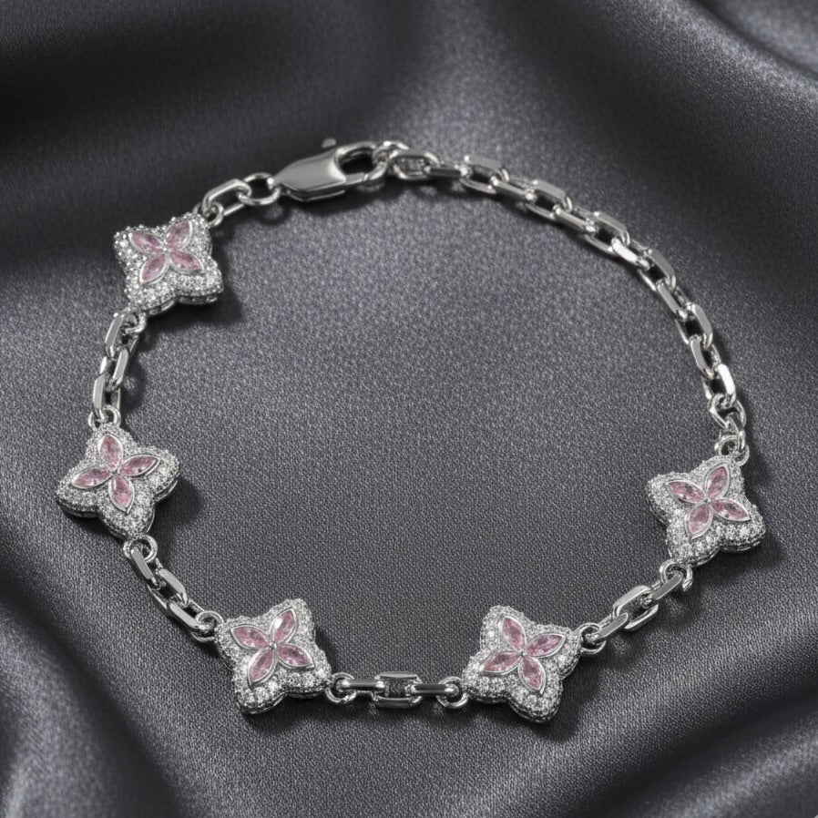 Icy Clover Bracelet