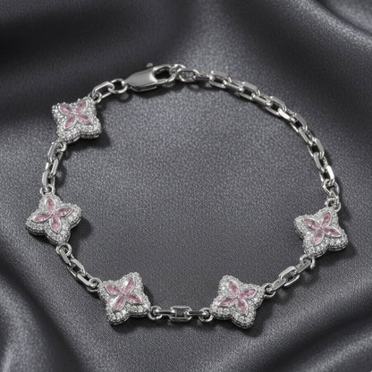 Icy Clover Bracelet