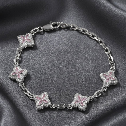 Icy Clover Bracelet